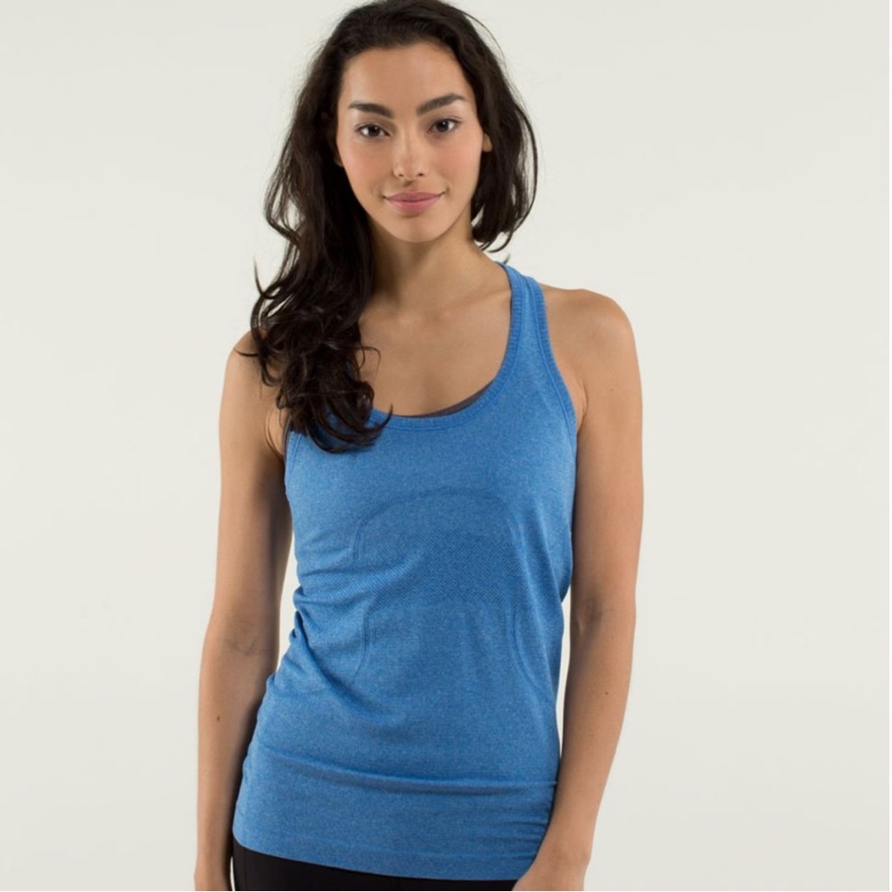 lululemon athletica Blue Tank Top